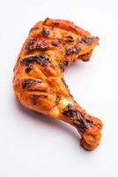 Tandoori-Huhn ist ein indisches, nicht vegetarisches, scharfes Essen foto