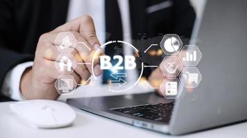 b2b business company handelstechnologie marketingkonzept. foto