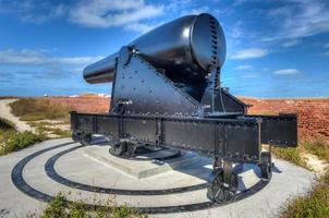 Kanone in Fort Jefferson, Florida foto