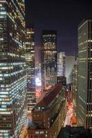 Luftbild von Lower Manhattan in New York City foto