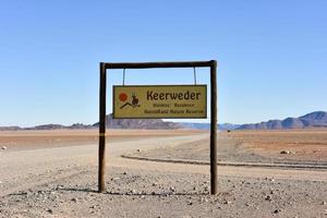 Wüstenlandschaft - Namibrand, Namibia foto