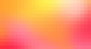 lebendige Sommerfarben Gradientenmosaikstruktur, abstrakter orange gelber rosa roter unscharfer Hintergrund, Bannergröße, Kopienraum foto