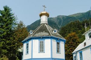 russisch-orthodoxe kirche sankt nikolaus in juneau, alaska foto