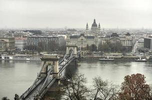 Szechenyi Kettenbrücke - Budapest, Ungarn foto