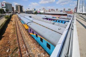 Braamfontein Rangierbahnhof, Johannesburg foto