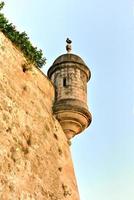 castillo san felipe del morro auch bekannt als fort san felipe del morro oder burg morro. Es ist eine Zitadelle aus dem 16. Jahrhundert in San Juan, Puerto Rico. foto