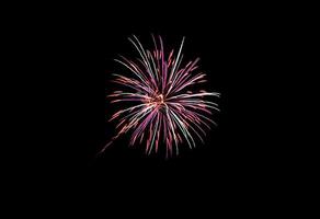 Coney Island Beach Feuerwerk foto