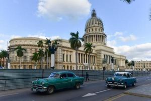 Havanna, Kuba - 8. Januar 2017 - Gebäude der nationalen Hauptstadt in Havanna, Kuba. foto