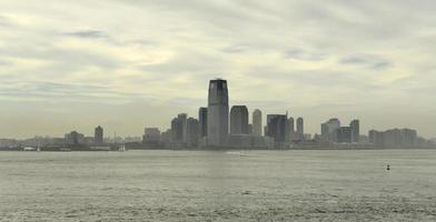 Blick auf Jersey City, New Jersey foto