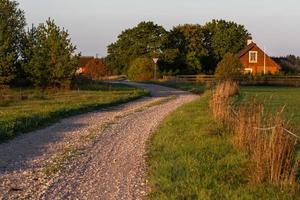 Naturlandschaften der Insel Vormsi foto