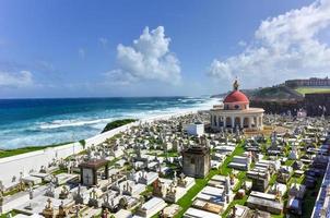 santa maria magdalena de pazzis friedhof aus der kolonialzeit im alten san juan, puerto rico. foto