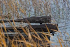 Fischerboote aus Holz foto