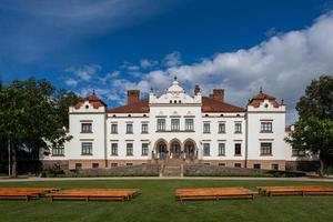 Rokiskis Herrenhaus und Landschaften der Stadtumgebung foto