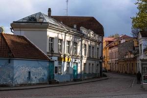 altstadt von tallinn am sommerabend foto