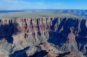 Grand-Canyon-Nationalpark aus der Luft. foto