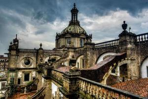 kathedrale metropolitana, mexiko-stadt, dachansicht foto