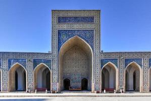 Innenhof der Kalyan-Moschee in Buchara, Usbekistan. foto