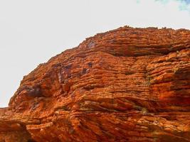 Panoramablick auf den Kings Canyon, Zentralaustralien, Northern Territory, Australien foto