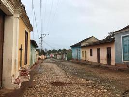 straßen des alten trinidad, kuba, ein unesco-weltkulturerbe. foto