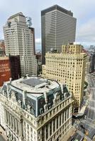 luftaufnahme der skyline von new york foto