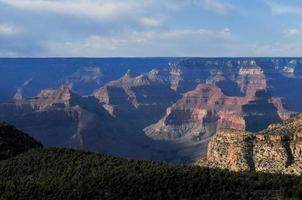 Grand-Canyon-Nationalpark aus der Luft. foto