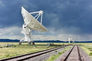 der karl g. jansky very large array in den ebenen von san agustin in new mexico, 2022 foto