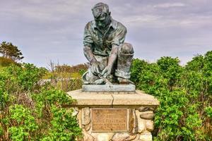 Bailey Island Lobsterman Monument, das 1939 für die New Yorker Weltausstellung 2022 geschaffen wurde foto