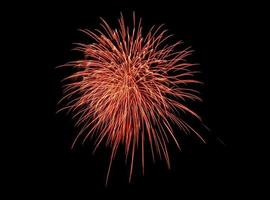 Coney Island Beach Feuerwerk foto