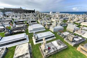 santa maria magdalena de pazzis friedhof aus der kolonialzeit im alten san juan, puerto rico. foto