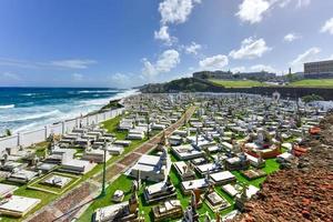 santa maria magdalena de pazzis friedhof aus der kolonialzeit im alten san juan, puerto rico. foto