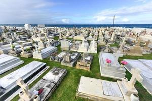 santa maria magdalena de pazzis friedhof aus der kolonialzeit im alten san juan, puerto rico. foto