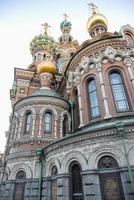 kirche des erlösers auf vergossenem blut in sankt petersburg, russland foto