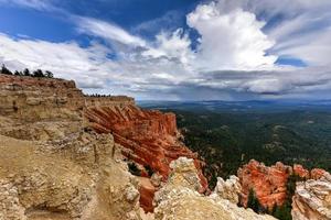Yovimpa-Punkt im Bryce-Canyon-Nationalpark in Utah, Vereinigte Staaten. foto