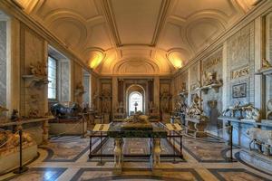 Skulptur und Kunst im Vatikanischen Museum, Vatikanstadt, Rom, Italien foto