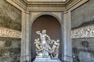 Skulptur und Kunst im Vatikanischen Museum, Vatikanstadt, Rom, Italien foto