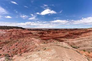 Tiponi Point im Petrified-Forest-Nationalpark in Arizona. foto