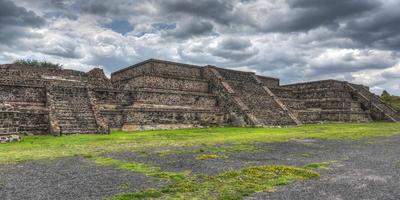 Pyramiden von Teotihuacan, Mexiko foto