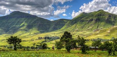 Lesotho-Landschaft im Sommer foto