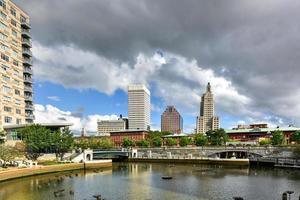 Providence, Rhode Island Stadtbild im Waterplace Park. foto