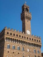 Arnolfo-Turm im Palazzo Vecchio in Florenz, Italien foto