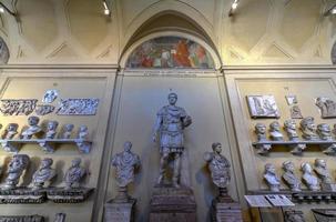 Skulptur und Kunst im Vatikanischen Museum, Vatikanstadt, Rom, Italien foto