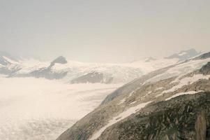 Hubbard-Gletscher im Osten Alaskas und Teil von Yukon, Kanada, und nach Gardiner Hubbard benannt. foto