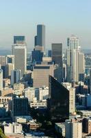 luftaufnahme der skyline von seattle, washington foto