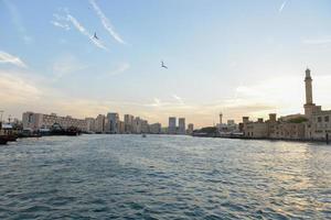 Old Dubai Abra Creek in Dubai, Vereinigte Arabische Emirate foto