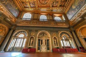 Florenz, Italien - 21. März 2018 - Palazzo Vecchio auf der Piazza della Signoria in Florenz, Italien. foto