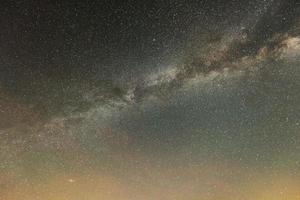 Dark Sky Park mit Blick auf die Milchstraße im Cherry Springs State Park in Pennsylvania. foto