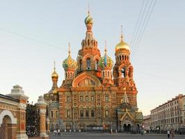 kirche des erlösers auf vergossenem blut in sankt petersburg, russland foto