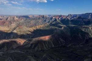 Grand-Canyon-Nationalpark aus der Luft. foto