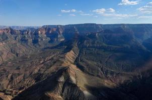 Grand-Canyon-Nationalpark aus der Luft. foto