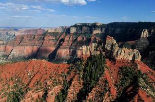 Grand-Canyon-Nationalpark aus der Luft. foto